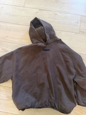 Fear of God Essentials Brown Oversized Hoodie